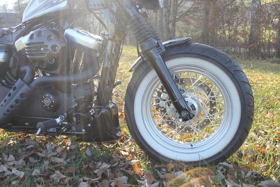 SPORTSTER FORTY-EIGHT (2017 - 2022) bobber front fender (black, xl) | CULT WERK