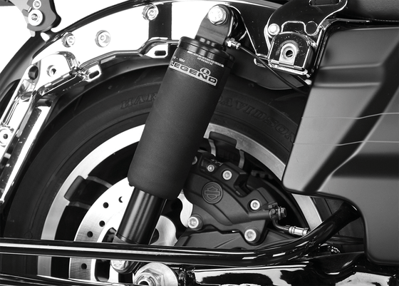 ELECTRA GLIDE ULTRA LIMITED LOW (2017 - 2022) rear air shocks - black (aero 13") | LEGEND SUSPENSION