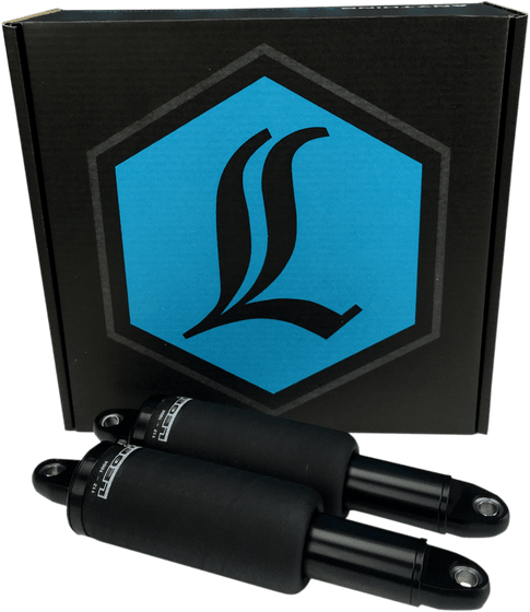 ELECTRA GLIDE ULTRA LIMITED LOW (2017 - 2022) rear air shocks - black (aero 13") | LEGEND SUSPENSION