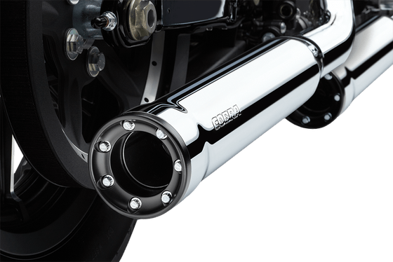 SPORTSTER 883 R ROADSTER (2014 - 2015) 3" chrome slip-on muffler for harley davidson xl 14-19 | COBRA