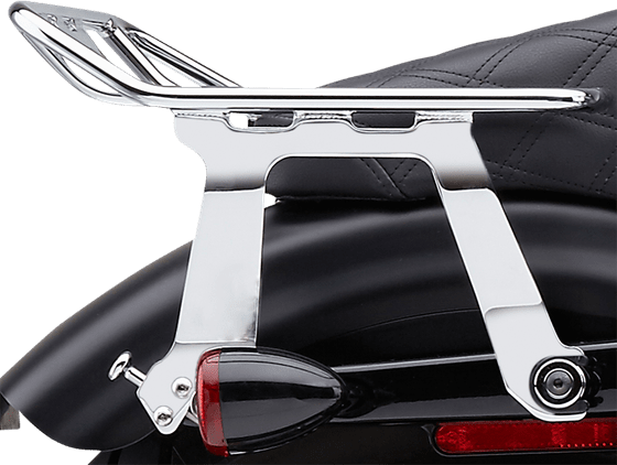 DYNA SUPERGLIDE CUSTOM (2006 - 2014) chrome wrap-around luggage rack | COBRA