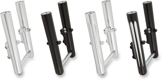 ROAD GLIDE LIMITED CLASSIC (2000 - 2007) deep cut dual disc black fork legs | ARLEN NESS