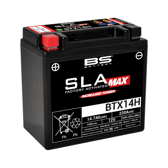 NIGHT ROD (2006 - 2007) btx14h sla max battery | BS BATTERY