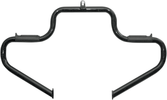 ROAD KING CLASSIC (1998 - 2013) multibar highway bar with rubber footrest in black for flht (1997-2019) | LINDBY