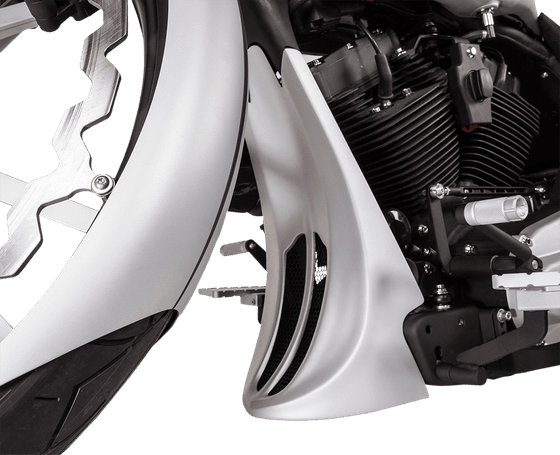 CVO ELECTRA GLIDE ULTRA CLASSIC (2009 - 2013) raked frame cover with fiberglass chin spoiler | TRASK