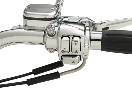 ROAD KING (1996 - 2013) standard chrome switch cap kit | DRAG SPECIALTIES