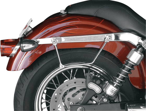 SOFTAIL DELUXE (1996 - 1996) s4 desperado rigid-mount quick-detach slant saddlebags | SADDLEMEN