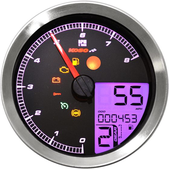 HERITAGE SOFTAIL CLASSIC (2011 - 2022) tachometer multi meter hd-04 bk | KOSO NORTH AMERICA