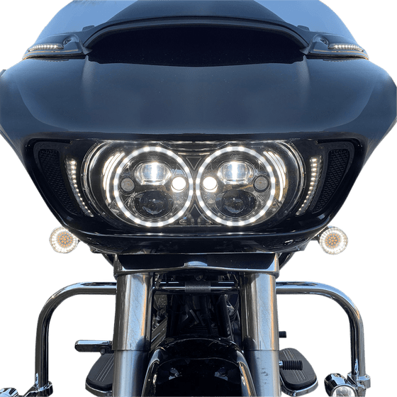 HERITAGE SOFTAIL CLASSIC (1997 - 1997) dual ring bullet turn signal light | DRAG SPECIALTIES