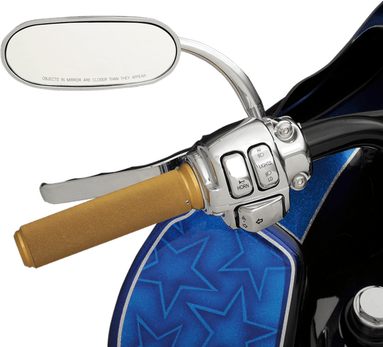 SPORTSTER 1200 CUSTOM (1996 - 2003) chrome handlebar control kit with brake master cylinder (9/16") - 96-13 models | DRAG SPECIALTIES