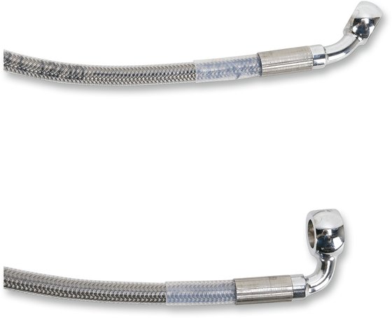 SOFTAIL DELUXE (2005 - 2011) stainless steel extended front brake line | DRAG SPECIALTIES