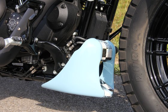 SPORTSTER 883 CUSTOM (1998 - 1999) spoiler bobber raw xl frame cover | CULT WERK