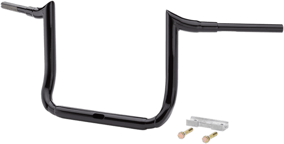 ULTRA CLASSIC ELECTRA GLIDE LOW (2015 - 2016) black 12" 1-1/2" prime ape handlebar | LA CHOPPERS