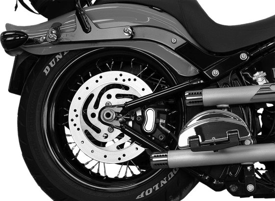 SOFTAIL DELUXE (2005 - 2017) black rear air shocks for flst | LEGEND SUSPENSION