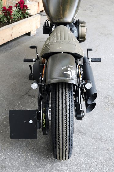 SPORTSTER IRON (2018 - 2022) short black rear fender | CULT WERK