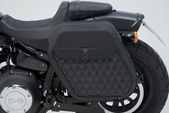 SOFTAIL FAT BOB (2018 - 2022) legend left side saddlebag system | SW-MOTECH