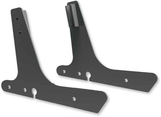 SPORTSTER IRON (2009 - 2022) round sissy bar side plate black | DRAG SPECIALTIES