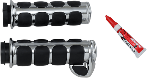 SOFTAIL SPORT GLIDE (2018 - 2022) premium handlebar grips with boss for electronic throttle | KURYAKYN