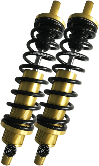 SPORTSTER 50TH ANNIVERSARY (2007 - 2007) revo-a rear shocks (gold, xl13) | LEGEND SUSPENSION