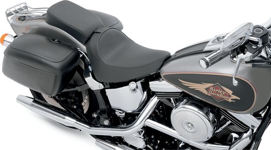 SOFTAIL DELUXE (1993 - 1996) solo seat with driver backrest receptacle for harley softtail | DRAG SPECIALTIES SEATS