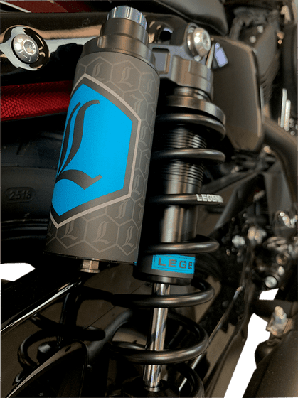 SPORTSTER 1200 CUSTOM (2004 - 2020) revo-arc pb 14 hd shocks with springs | LEGEND SUSPENSION