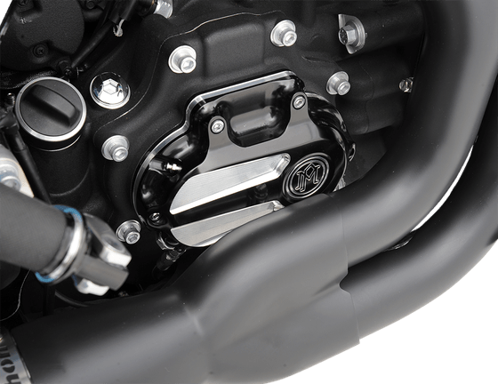 SCREAMIN EAGLE ROAD KING CVO (2007 - 2013) scallop contrast cut transmission side cover | PERFORMANCE MACHINE (PM)