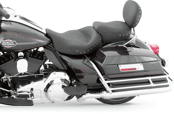 ELECTRA GLIDE ULTRA LIMITED LOW (2010 - 2022) super wide solo seat with black studs | MUSTANG