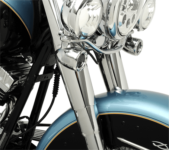 ELECTRA GLIDE STANDARD POLICE (1983 - 2009) chrome fork slider cover | DRAG SPECIALTIES