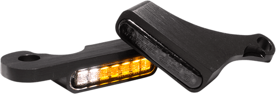 SPORTSTER 1200 (1990 - 2003) led turn signal lights (black) for 1990-2003 xl models | HEINZ BIKES