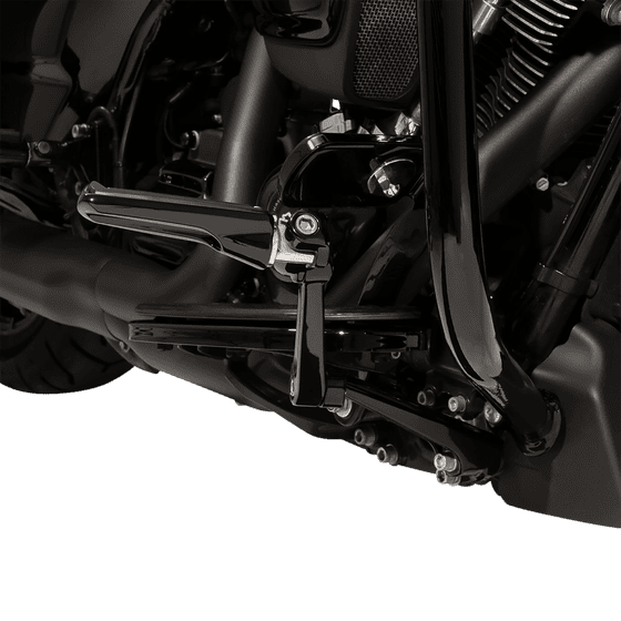 ROAD GLIDE SPECIAL (2015 - 2022) highway pegs with long black mount | CIRO