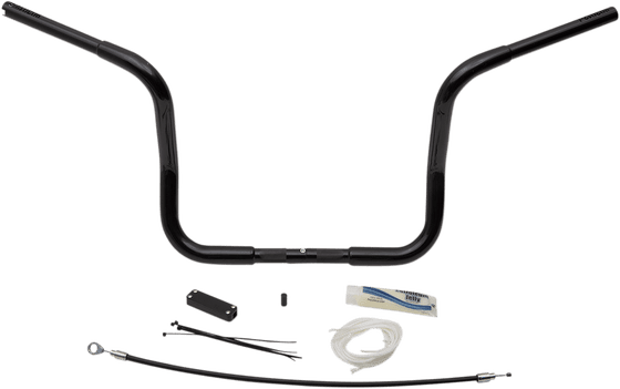 ELECTRA GLIDE ULTRA LIMITED LOW (2010 - 2013) 12" black handlebar | FAT BAGGERS INC.