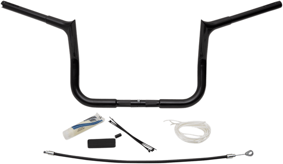 TRI GLIDE ULTRA CLASSIC/CVO (2009 - 2013) 10" black point handlebar for flh models | FAT BAGGERS INC.