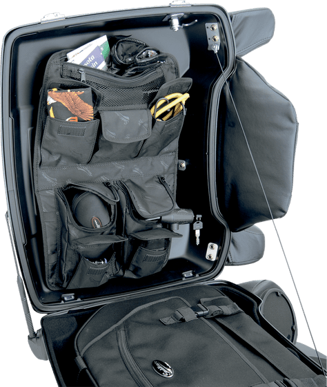 ELECTRA GLIDE STANDARD POLICE (1996 - 2009) tour pak lid organizer | SADDLEMEN