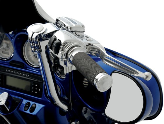 ROAD GLIDE LIMITED CLASSIC (1998 - 2006) chrome wrapped grips | PERFORMANCE MACHINE (PM)