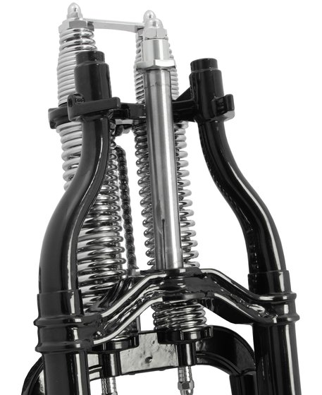 HERITAGE SPRINGER SOFTAIL CLASSIC (2005 - 2007) 3/4" black/chrome fork assembly | CLASSIC BIKE