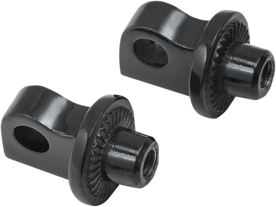 FREEWHEELER (2015 - 2022) splined peg adapter in black | KURYAKYN