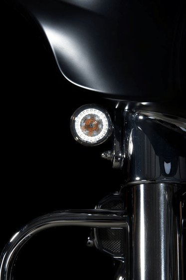 ROAD GLIDE CUSTOM (2010 - 2017) probeam dynamic ringz front turn signals | CUSTOM DYNAMICS