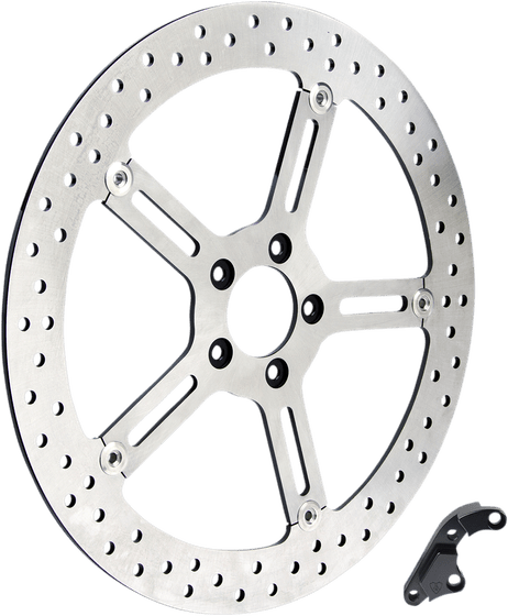 SOFTAIL CROSS BONES (2008 - 2011) big brake rotor kit - 15" left | ARLEN NESS