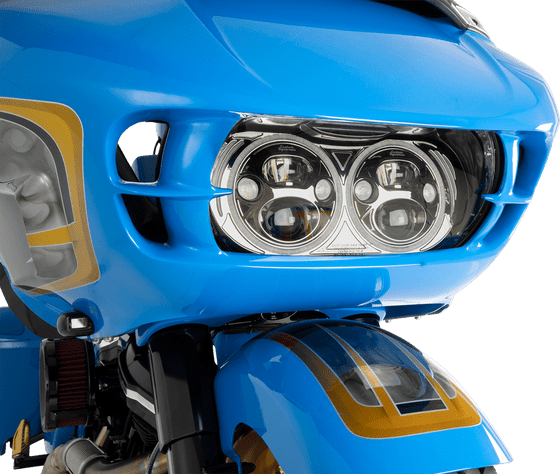 ROAD GLIDE CUSTOM (2015 - 2022) led headlamp trubeam black | CUSTOM DYNAMICS