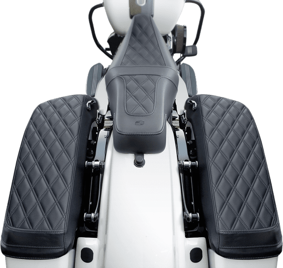 ELECTRA GLIDE STANDARD POLICE (2019 - 2022) long/short bagger saddlebag cover | SADDLEMEN