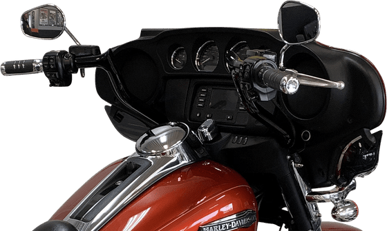 STREET GLIDE (2021 - 2022) pointed top handlebar - 11" - black | FAT BAGGERS INC.