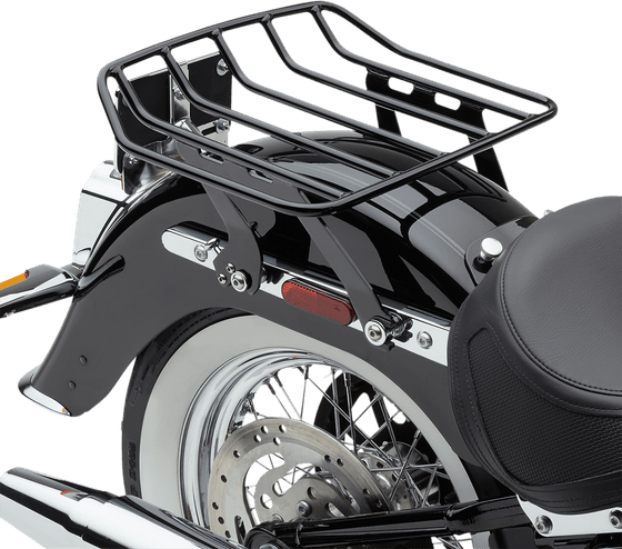 HERITAGE SOFTAIL CLASSIC (2022 - 2022) wrap around luggage rack - black | COBRA