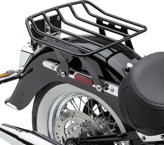 HERITAGE SOFTAIL CLASSIC (2022 - 2022) wrap around luggage rack - black | COBRA