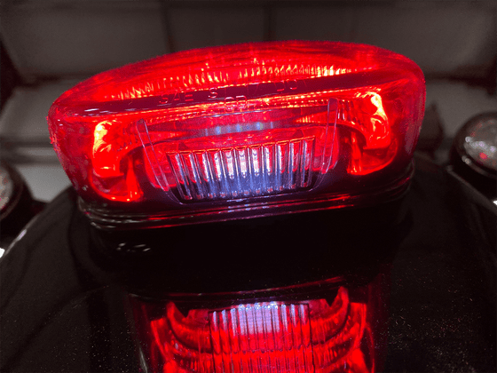 HERITAGE SPRINGER (1999 - 2003) smoked taillight with license plate window | CUSTOM DYNAMICS