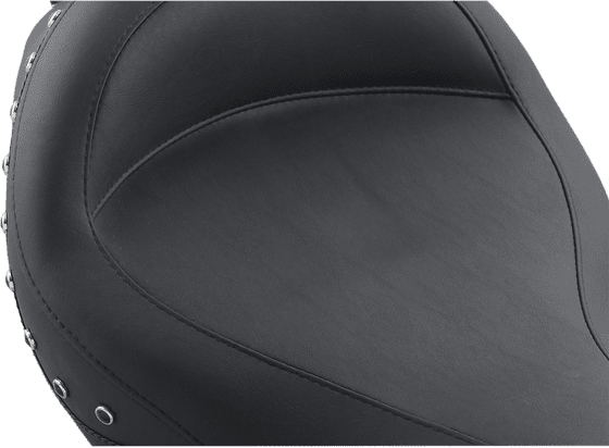 ROAD GLIDE SPECIAL (2015 - 2022) super wide solo seat with black studs | MUSTANG