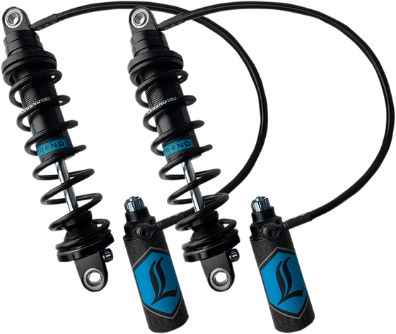 ROAD GLIDE CUSTOM (2015 - 2022) revo-arc rear shocks with springs | LEGEND SUSPENSION