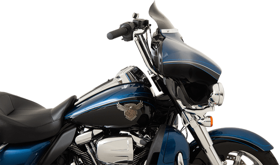 CVO STREET GLIDE (2015 - 2022) 6.5" black flare windshield | KLOCK WERKS