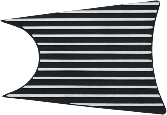 ROAD KING (2017 - 2020) finned black accent cover for primary transmission clutch | KURYAKYN