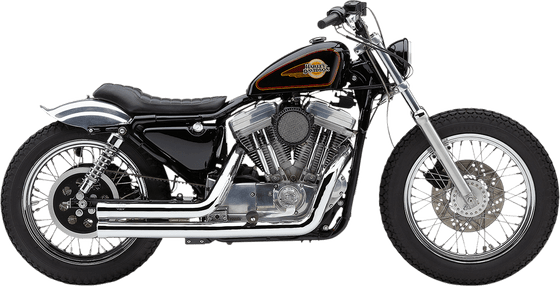 SPORTSTER 1200 (1988 - 2003) chrome speedster exhaust system for harley davidson xl 1986-2003 | COBRA