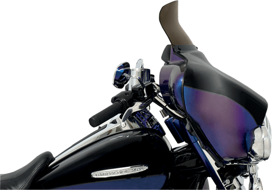 ELECTRA GLIDE STANDARD POLICE (1996 - 2009) 6.5" smoke windshield spoiler for harley davidson oem-fairing | MEMPHIS SHADES HD